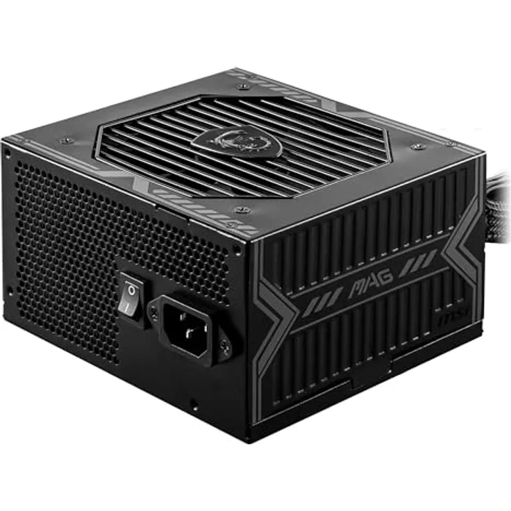 MSI MAG A550BNL Netzteil, 550W, 80 Plus Bronze, ATX PSU mit flachen Kabeln