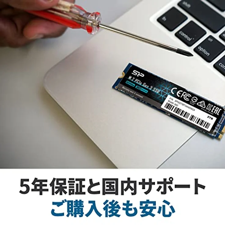 SILICON POWER P34A60 - Solid-State-Disk - 1 TB - intern - M.2 2280 - PCI Express 3.0 x4 (NVMe) (SP001TBP34A60M28) – Bild 5