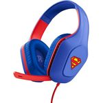 Trust Gaming GXTrust 415SM Zirox Superman Gaming Headset, multiplattformkompatibel mit 50mm Treiber, 2m Kabel, 3,5mm Audioanschluss, Over-Ear Design, Blau/Rot