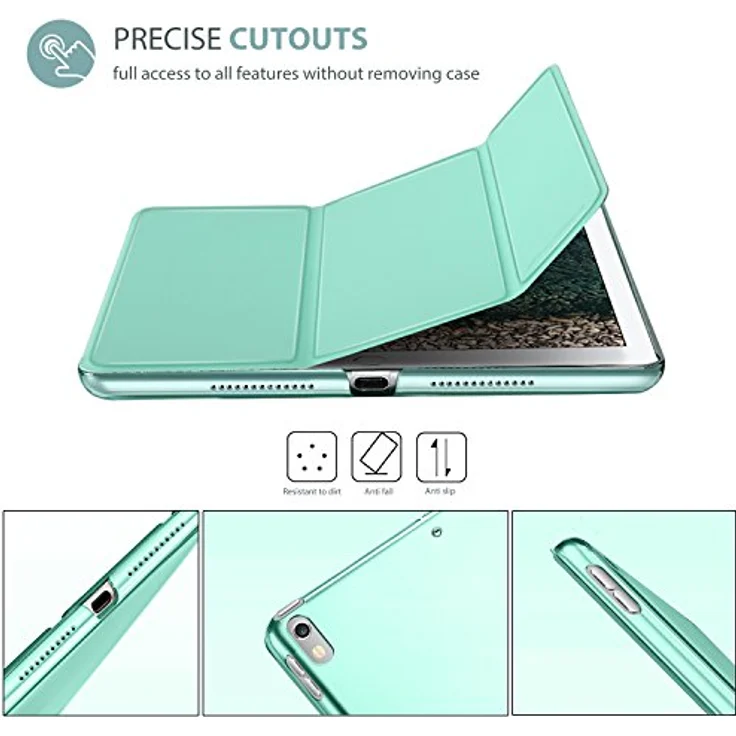 ProCase Hülle für 10,5 Zoll iPad Air 3 2019/iPad Pro 2017, Ultra Dünn mit transluzenter Rückseite und Auto Schlafen/Wachen Funktion – Mint – Bild 3