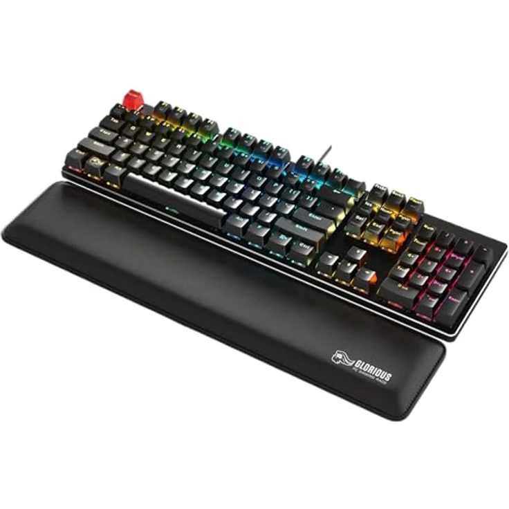 Glorious PC Gaming Race - Tastatur Handgelenkauflage Slim - Volle Größe, Schwarz - Preisvergleich – Bild 5