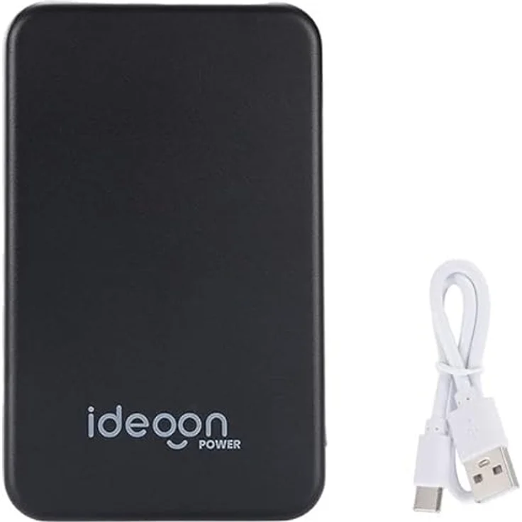 ideoon MagSafe Powerbank 5000 mAh, 15W Qi – Kompakte Wireless Power Bank für iPhone & Android – Schnelles Laden mit Quick Charge – Bild 2