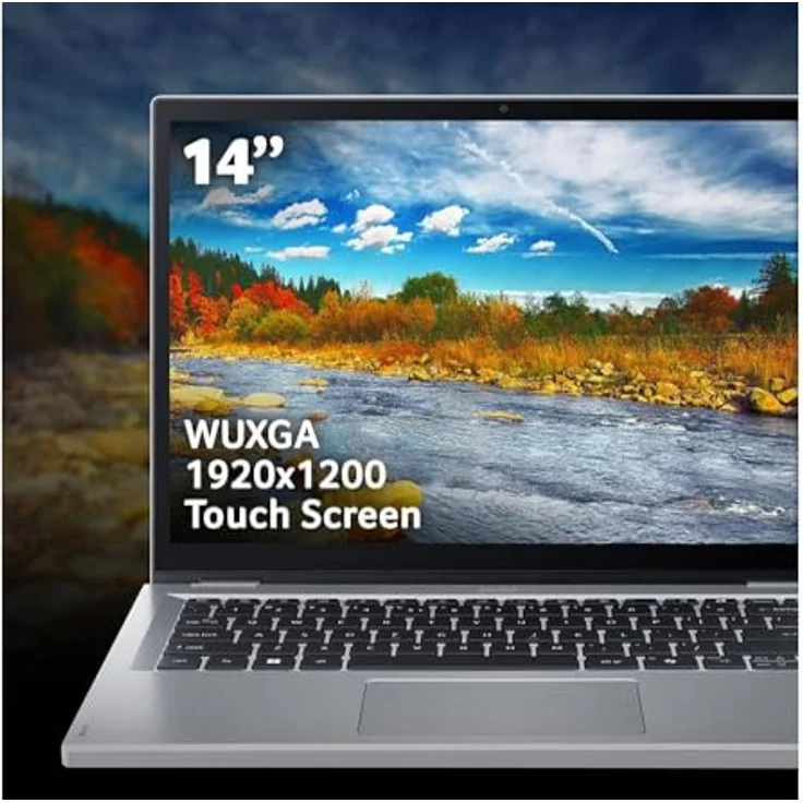 Acer Aspire Go Spin 14 (AGSP14-31PT-325W), 14" WUXGA Touchscreen Notebook, Intel i3-N355, 8GB RAM, 512GB SSD, Wind, Silber – Bild 5