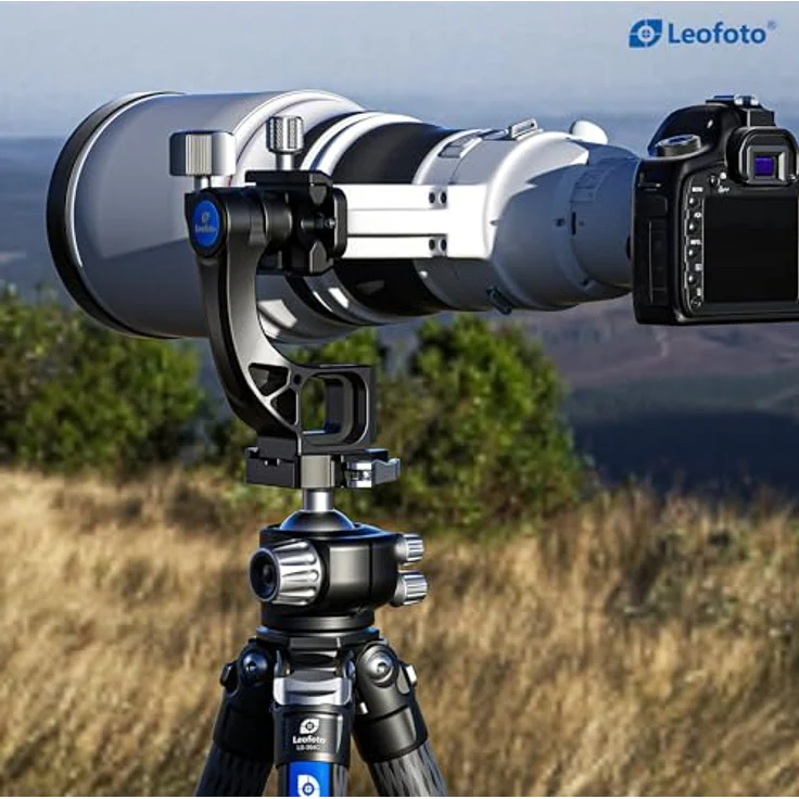 LEOFOTO MPG-2 Gimbalerweiterung für Kugelköpfe, modulare Gimbal-Halterung für Arca-Swiss System, ideal für Tier- und Sportfotografie – Bild 2