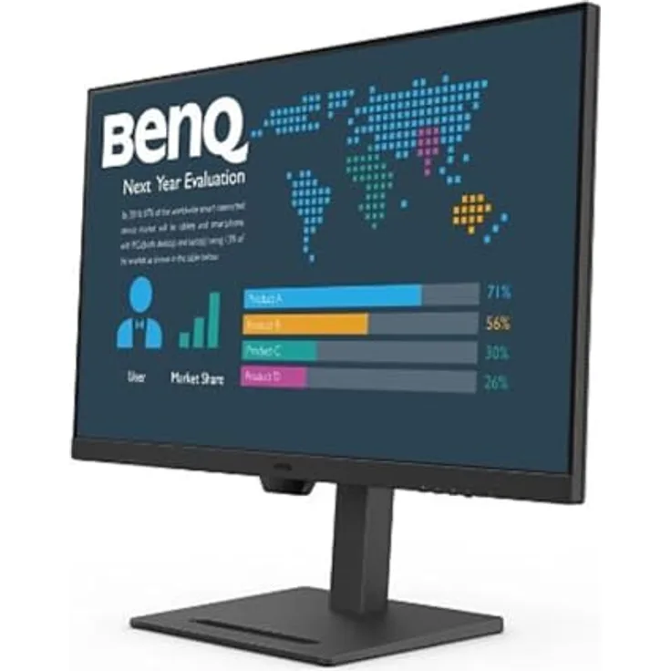 BenQ BL3290QT, 31.5 Zoll WQHD Monitor mit 2560x1440 Auflösung, DP/USB-C/HDMI, Pivot-Funktion, Schwarz