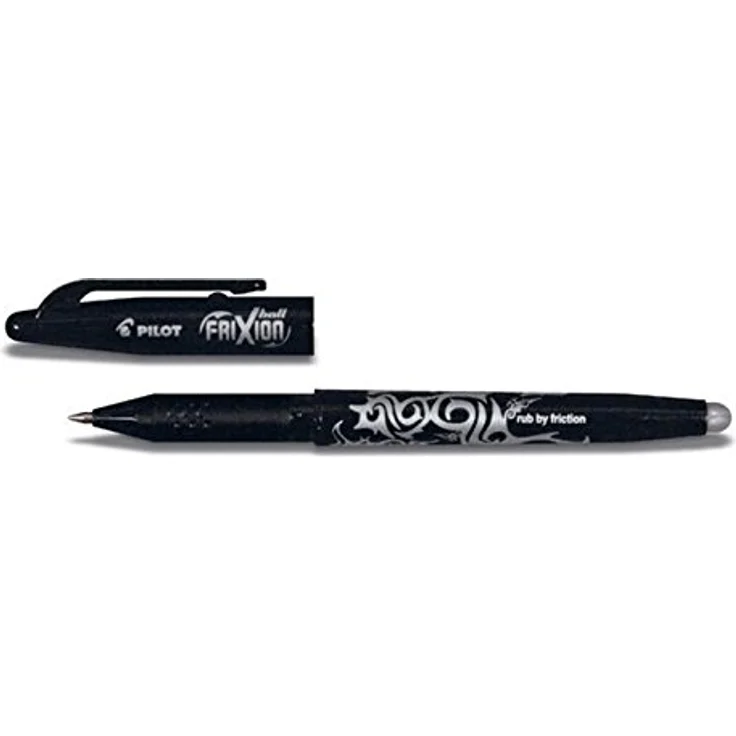 Pilot Tintenroller Frixion Ball 0.7, Gehäuse schwarz, 0.35mm, Schreibfarbe schwarz – Bild 2