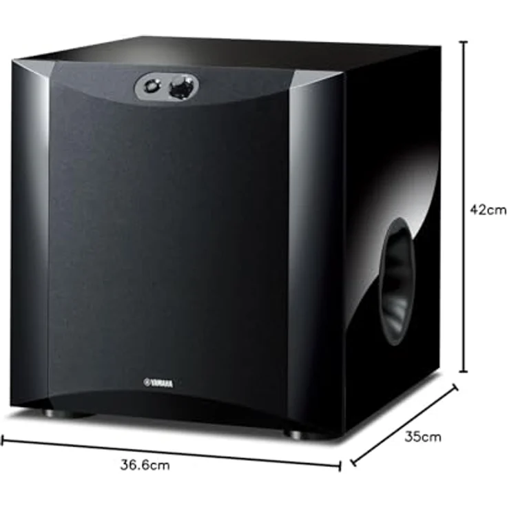 Yamaha NS-SW300 schwarz hochglanz Subwoofer - 250 Watt - schwarz – Bild 4