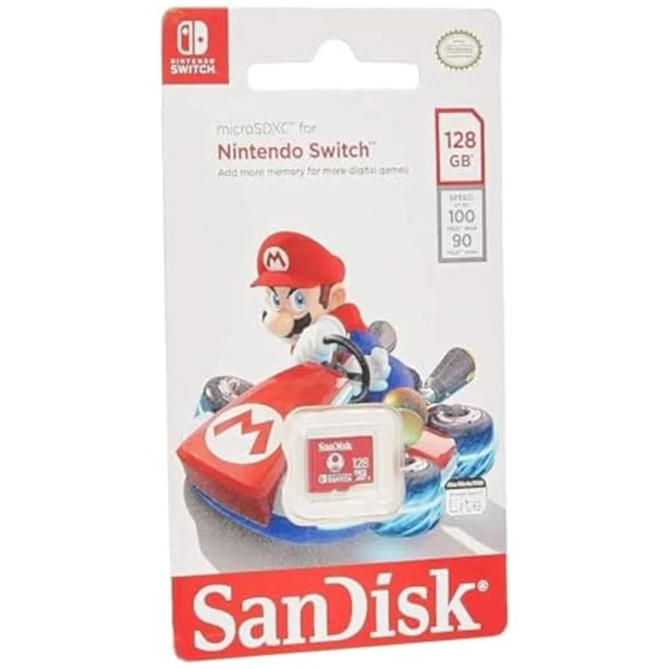 SanDisk microSDX Nint Switch 128GB BULK (microSDXC, 128 GB, UHS-I), Speicherkarte, Rot – Bild 3