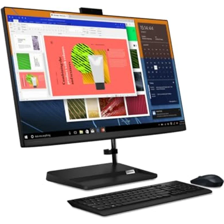 Lenovo IdeaCentre AIO 3 27ALC6, All-in-One-PC mit AMD Ryzen 7 7730U, 16 GB RAM, 1 TB SSD und 27" FHD Display, Schwarz, Windows 11 Home – Bild 3