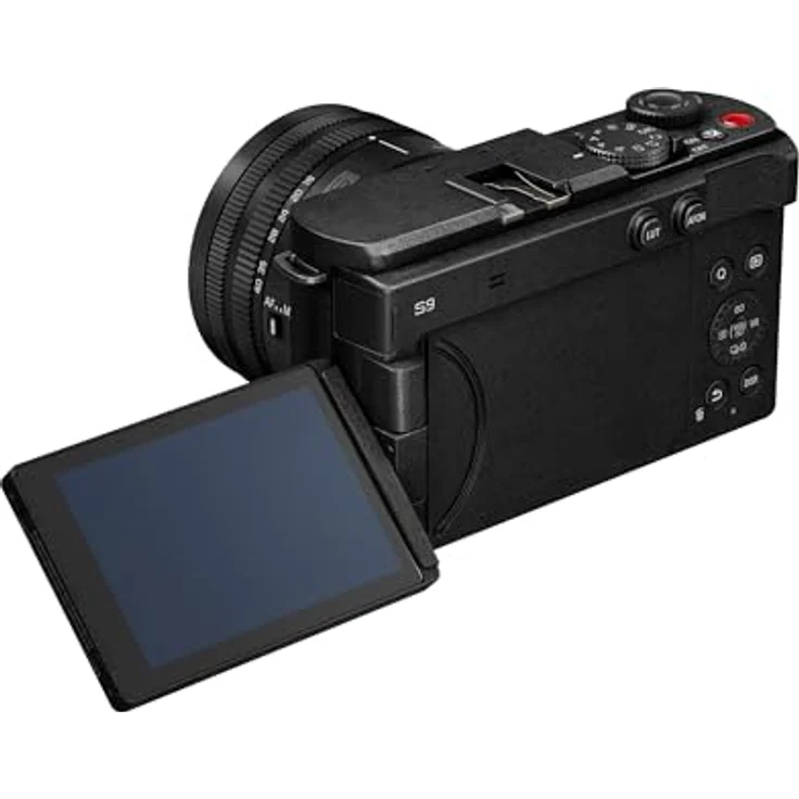 Panasonic Lumix DC-S9NE-K Vollformat Kamera, spiegellos, Open Gate Vlogging, 24,2 MP, 6K/4K, 779-Punkt-PDAF, Bildstabilisierung, LUT, 180°-Flex.-Monitor, 5 GHz WLAN, Schwarz, mit Objektiv S-R1840E. – Bild 2