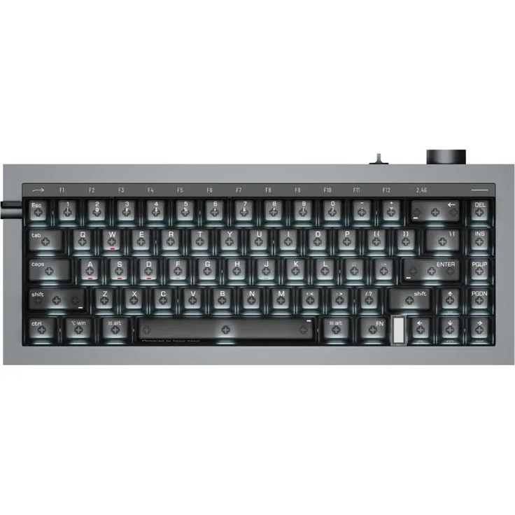 LOFREE Hyzen 67 HE Gaming-Tastatur, Schwarz, TMR Rapid Trigger, Hot-Swap Magnetschalter, Aluminiumgehäuse, 8000 Hz USB-C/2,4 GHz