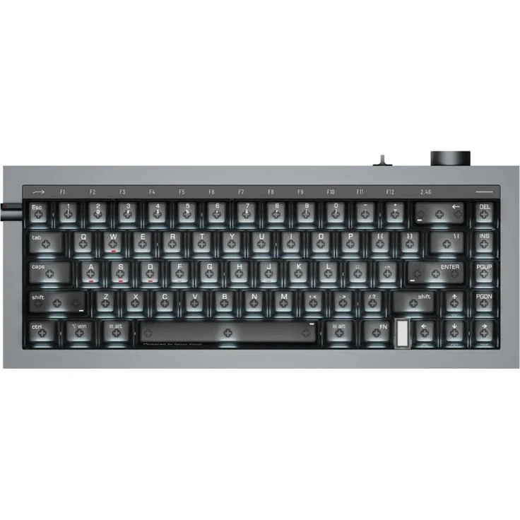LOFREE Hyzen 67 HE Gaming-Tastatur, Schwarz, TMR Rapid Trigger, Hot-Swap Magnetschalter, Aluminiumgehäuse, 8000 Hz USB-C/2,4 GHz