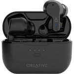 CREATIVE Zen Air Pro (Schwarz) True Wireless In-Ears mit Aktiver Geräuschunterdrückung, LE Audio, Bluetooth 5.3, IPX5, Bis zu 33 Stunden Akkulaufzeit
