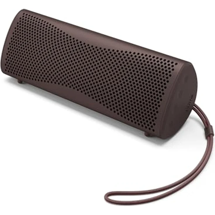 KEF Muo High-Fidelity tragbarer Bluetooth-Lautsprecher, Cocoa Brown | Bluetooth 5.4 aptX Adaptive | IP67 wasserdicht | 24 Std. Wiedergabezeit | USB-C Anschluss – Bild 1