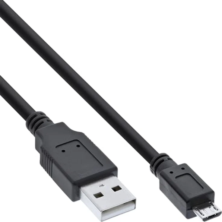 Micro-USB 2.0 Kabel, USB-A Stecker an Micro-B Stecker, 1m – Bild 2