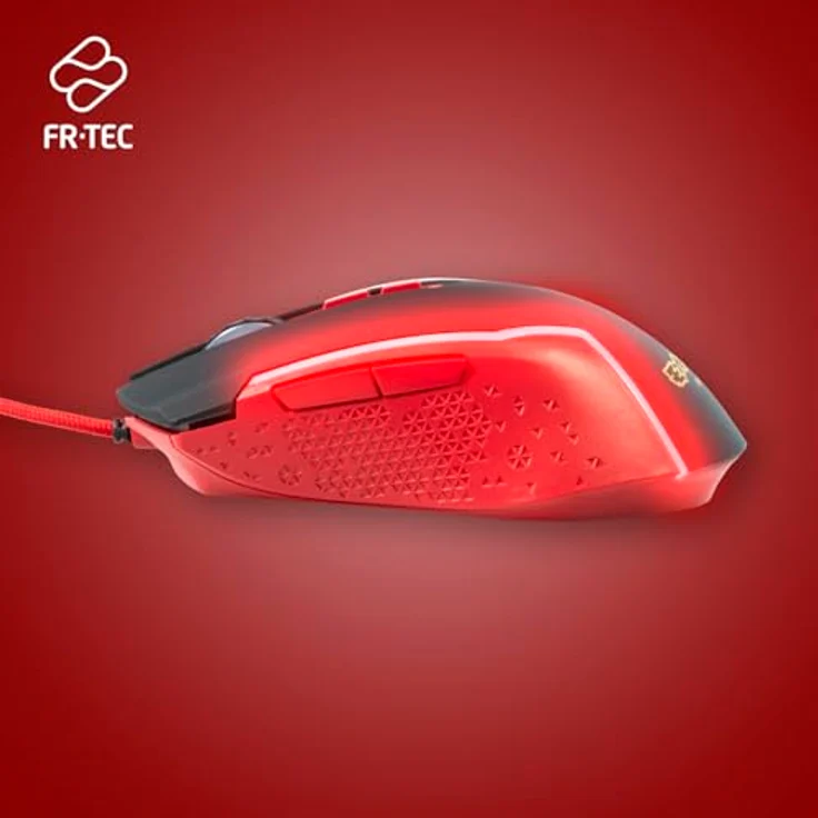 FRTEC One Piece Luffy Gaming-Maus mit Kabel, ergonomisches Design, RGB-Beleuchtung, einstellbare DPI bis 8000, kompatibel mit PC, Mac, PS5, Xbox Series X/S – Bild 5