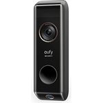 eufy Security Video Doorbell S330 Dual Camera (mit Akku), Zusatzkamera, Akkubetriebene Video-Türklingel, Bewegungssensor, Paketerkennung, 2K HD, Gebührenfrei