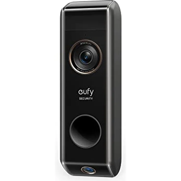 eufy Security Video Doorbell S330 Dual Camera (mit Akku), Zusatzkamera, Akkubetriebene Video-Türklingel, Bewegungssensor, Paketerkennung, 2K HD, Gebührenfrei