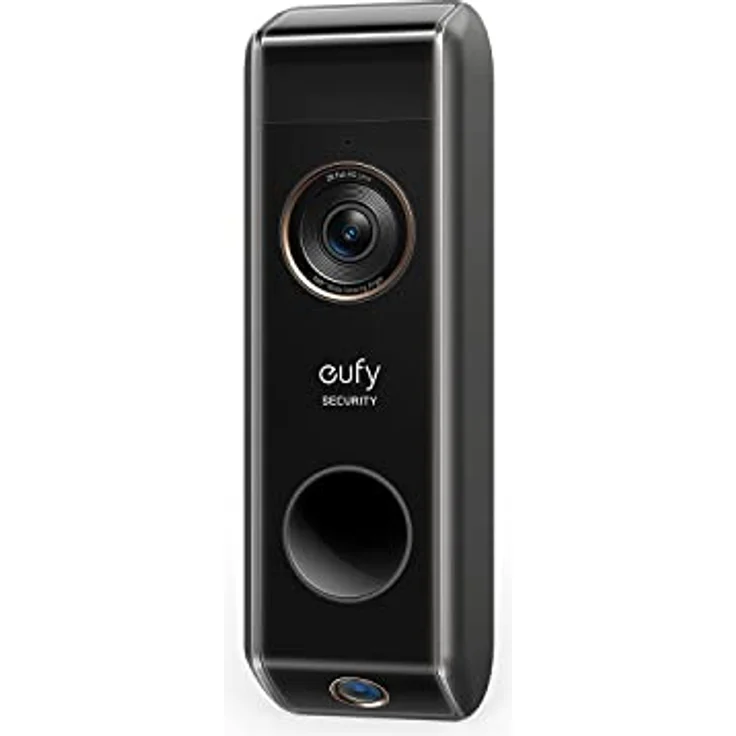 eufy Security Video Doorbell S330 Dual Camera (mit Akku), Zusatzkamera, Akkubetriebene Video-Türklingel, Bewegungssensor, Paketerkennung, 2K HD, Gebührenfrei – Bild 1