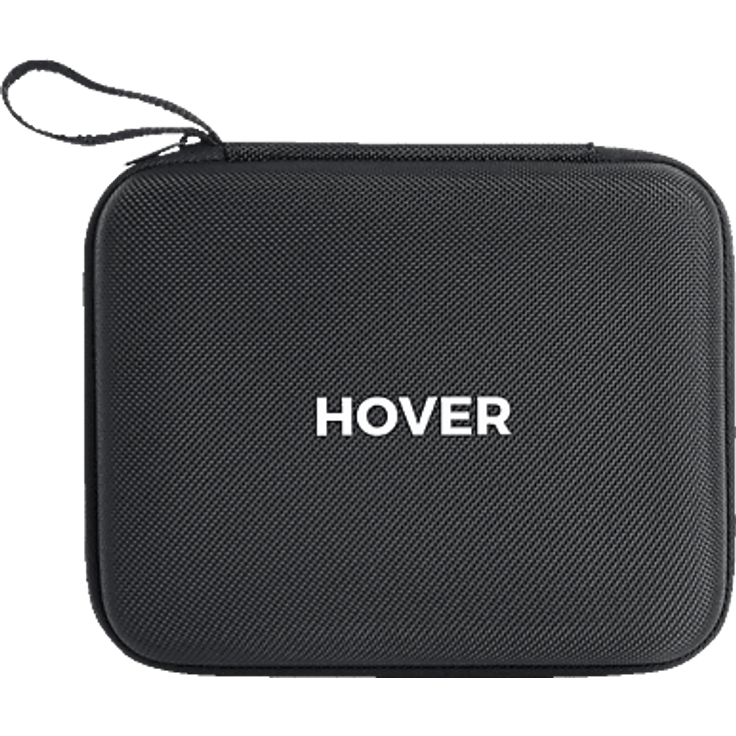 HOVERAIR 255684 Reisetasche, Schwarz für HOVERAir X1 mit Platz für 3 Akkus und Ladehub