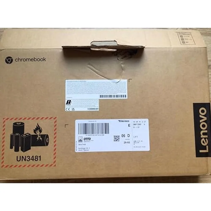 Lenovo IdeaPad 3 Chrome 15IJL6, 15 Zoll Full HD Chromebook mit 8GB RAM und 128GB eMMC, Grau – Bild 2