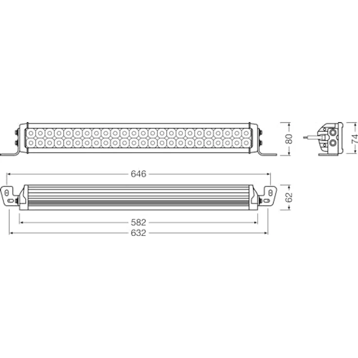 Osram Auto LEDDL118-CB LEDDL118-CB LED vorne (L x B x H) 62 x 582 x 80mm – Bild 9