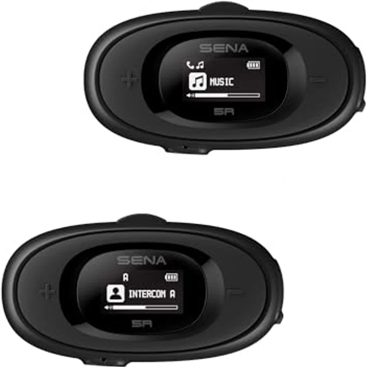 Sena 5R Kommunikationssystem Dual, Bluetooth 5.1, HD-Lautsprecher, bidirektionale Intercom, 16 Stunden Sprechzeit – Bild 1