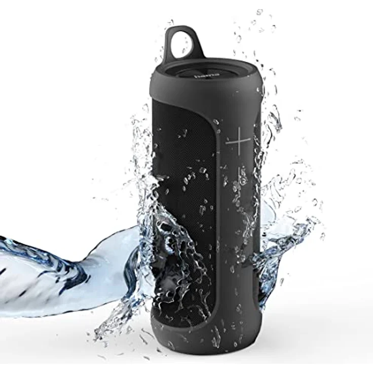 Hama 2in1 Bluetooth-Lautsprecher-Set Twin 3.0 wasserdicht 30W (teilbares Speaker-Set kabellos, 2 tragbare Bluetooth-Boxen, schwimmende Musikbox wasserfest IP67, 10h Akku, True Wireless Stereo) schwarz – Bild 1
