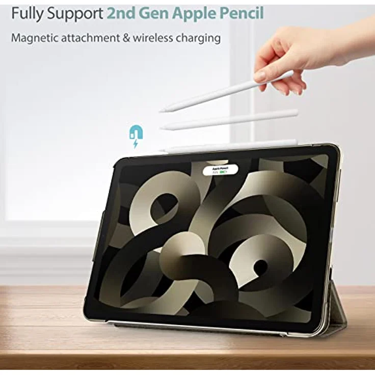 ProCase Hülle für iPad Air 5. Generation 2022/ iPad Air 4. Generation 2020 10.9 Zoll, Schutzhülle Smart Case Cover Kompatibel mit iPad Air 5 4 -Starlight – Bild 3