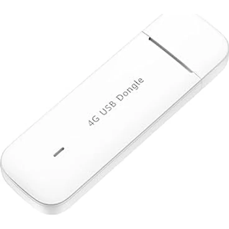 BROVI Modem Cat 4 Dongle, kabellos, Schnellzugriff, LTE/HSPA+/HSPA/UMTS, weiß