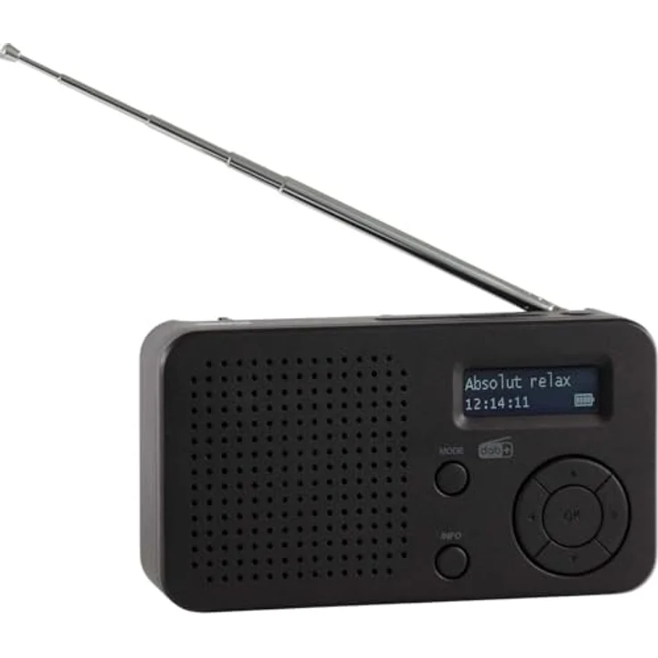 Imperial DABMAN 17 Tragbares DAB+ & UKW-Radio mit Bluetooth und austauschbarem Akku - Schwarz – Bild 5
