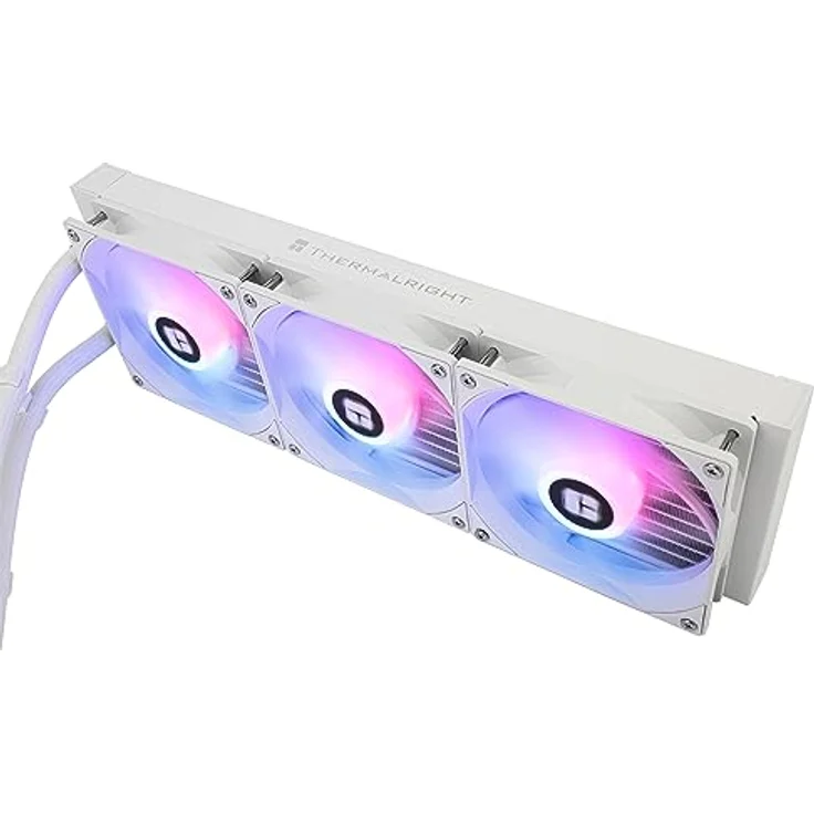 Thermalright Aqua Elite 360 V3, All-in-One CPU Wasserkühler, 12 cm, weiß, mit mehrfarbiger LED-Beleuchtung und leisen fluiddynamischen Lagern – Bild 2