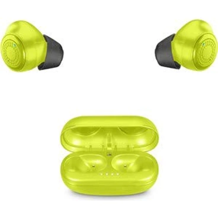 cellularline Petit True Wireless Earbuds Kopfhörer Bluetooth Wireless In-Ear Kopfhörer mit tragbarem Akku-Ladegerät, TWS, Integriertes Mikrofon, Touch Control, Limettengrün – Bild 6