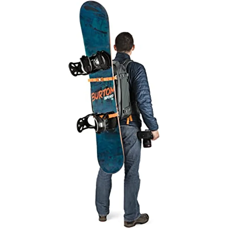 Lowepro Whistler 350 AW II, 4-Jahreszeiten-Kamerarucksack aus Recycling-Materialien, Wetterfeste Hülle, Grau – Bild 5