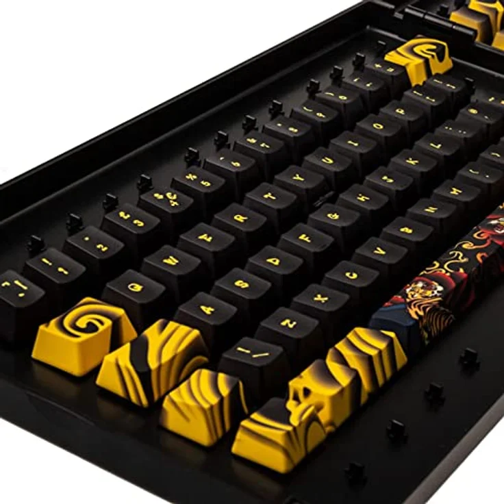 Traitors Tiger Sketch Limited, Keycaps, Schwarz – Bild 4
