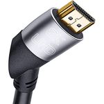 OEHLBACH Easy Connect UHD Ultra High Speed HDMI-Kabel - (48 Gbit/s, 8K 60Hz, 4320p, 4K 120Hz, Dolby Vision, Dynamic HDR 10+, 21:9, 3D, VRR, eARC) - 2m schwarz