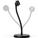 Fidlock Vacuum Flex Desk Base, Vakuum-magnetische Smartphone-Halterung mit flexibler Armverstellung, Schwarz