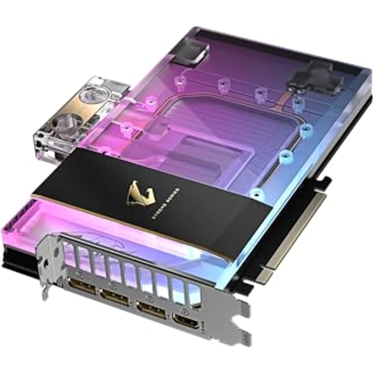 Gigabyte AORUS GeForce RTX 5090 Xtreme WATERFORCE WB 32G Grafikkarte - 32 GB GDDR7, 512 Bit, PCI-E 5.0, 2655 MHz Boost-Takt, 3 x DP 2.1a, 1 x HDMI 2.1b, NVIDIA DLSS 4, schwarze Dual-Slot Architektur – Bild 4