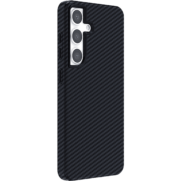 ISY ISC 3738 Backcover für Samsung Galaxy S24, Carbon Schwarz