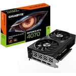 Gigabyte GeForce RTX 4070 WINDFORCE 2X OC V2 12G Grafikkarte - 12GB GDDR6, 192bit, PCI-E 4.0, 2490MHz Core Clock, 3 x DisplayPort 1.4a, 1 x HDMI 2.1a, NVIDIA DLSS 3, GV-N4070WF2OCV2-12GD - NVIDIA DLSS 3, Raytracing, 12GB GDDR6, WINDFORCE Kühlung