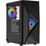 AeroCool Player G v1 Mid Tower PC-Gehäuse (schwarz), Flexibles Design, Hochwertige Materialien, Langlebig - Preisvergleich