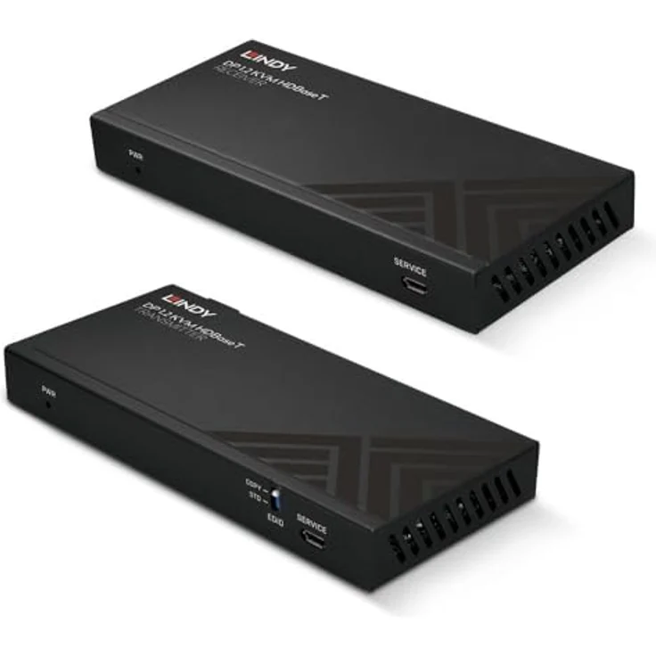 Lindy 150m Cat.6 KVM Switch mit DisplayPort, USB, IR/RS232, 4K Auflösung, schwarz – Bild 5