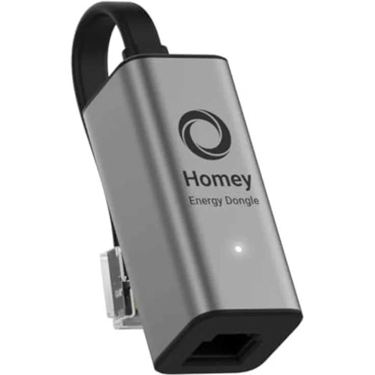 Athom Homey Energy Dongle P1, Smart Home Hub für P1-Smartmeter, WiFi und Bluetooth, USB-C, 160 x 90 x 27 mm
