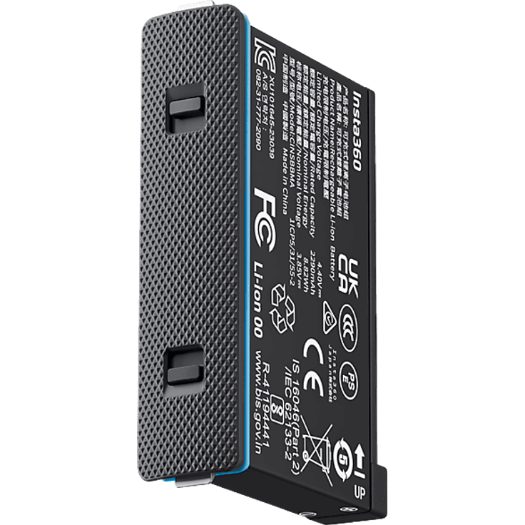 INSTA360 X4, Akku mit 2290 mAh, hohe Kapazität, schwarz