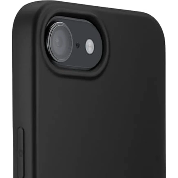 Hama Hülle für iPhone 16e (Handyhülle, stoßfest, Kratzfest, Elegante Schutzhülle für Rückseite, weich, Slim, softe Oberfläche, Wireless Charging kompatibel) schwarz – Bild 4