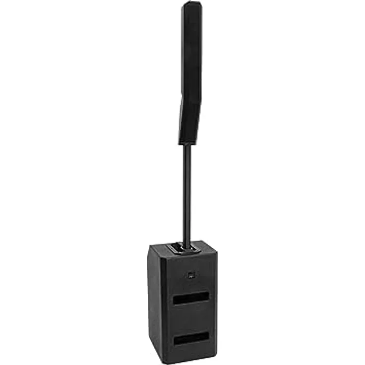 OMNITRONIC PEN ONE Aktives Säulensystem | Mobiles Säulen-PA-System mit DSP, Stereo-Bluetooth-Link, 550 W, Schwarz