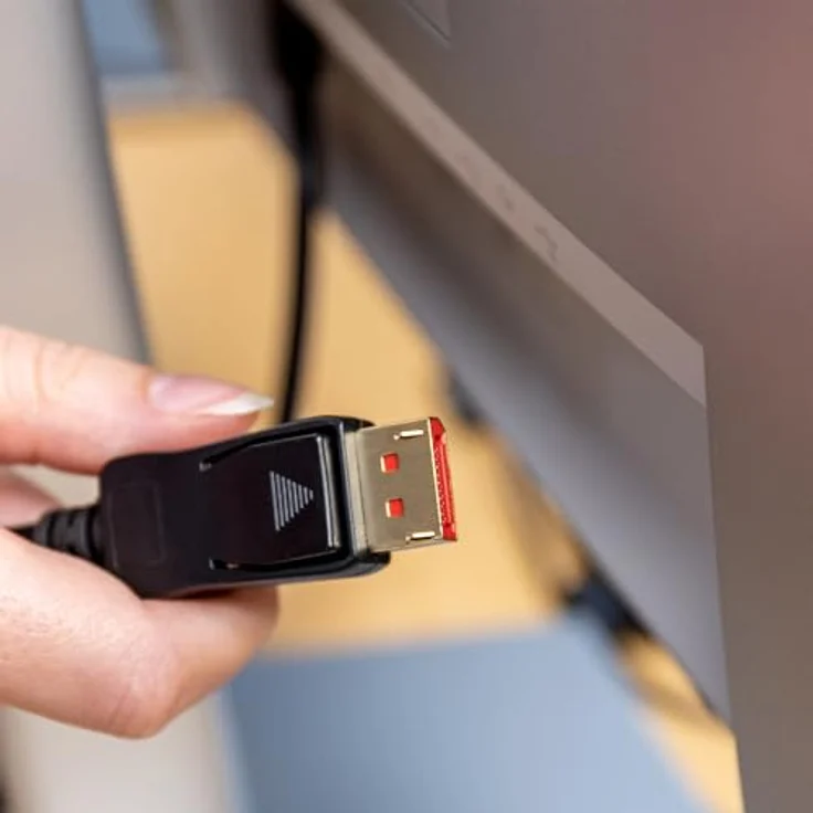 InLine DisplayPort 1.4 Kabel, 0,5m, 8K@60Hz, 4K@120Hz, vergoldete Kontakte, HDR, schwarz, 15355 – Bild 2