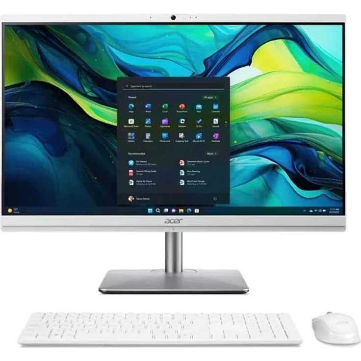 Acer Aspire C24-195ES All-in-One 23.8" FHD Core Ultra 7 155U 16GB/1TB SSD Windows, Kabellos, Weiß