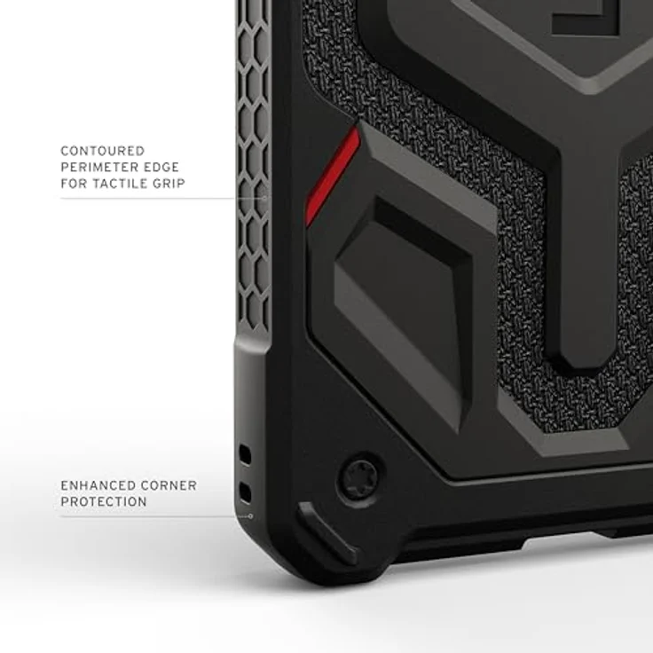 URBAN ARMOR GEAR Monarch Pro Case für Samsung Galaxy S26 Ultra, 6m fallsicher nach Militärstandard, magnetischer Zubehörring, kabelloses Laden, Kevlar schwarz – Bild 5