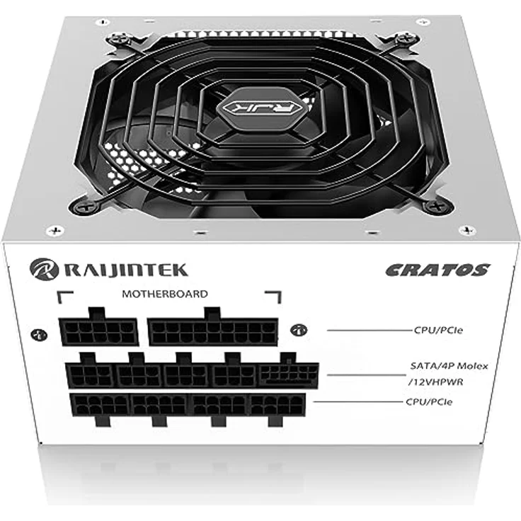 Raijintek CRATOS 850 WHITE, 80PLUS Gold, ATX, 850W, Full Modular Power Supply, 5 Jahre Garantie – Bild 4